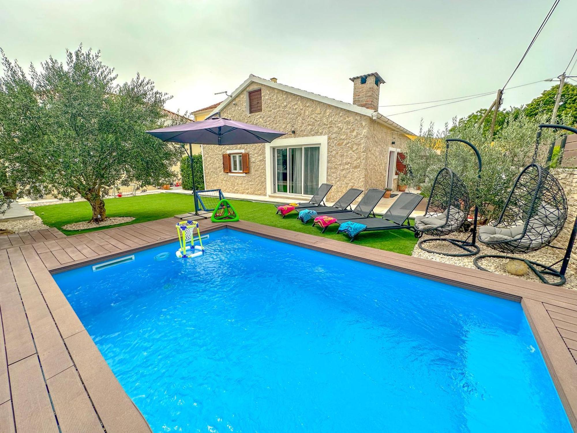Mustra House Zadar - Private Pool & Sauna Экстерьер фото