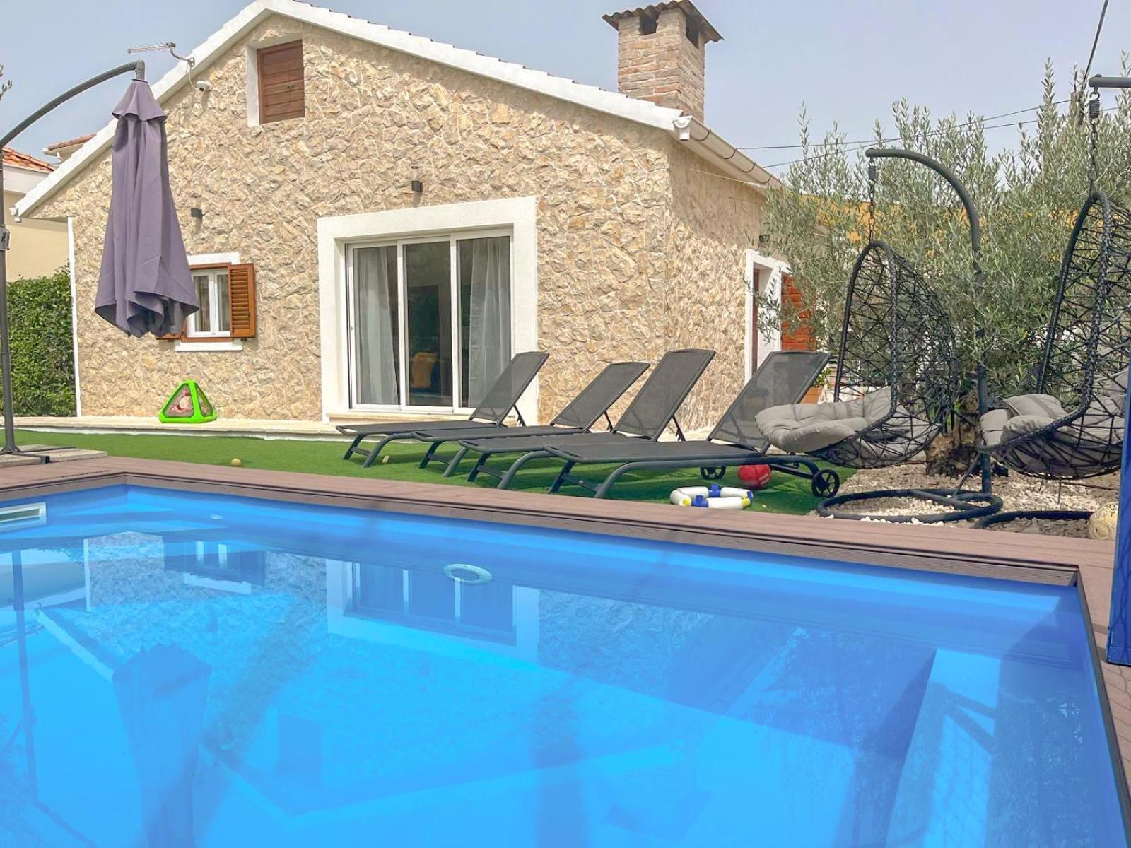 Mustra House Zadar - Private Pool & Sauna Экстерьер фото